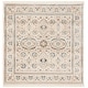 preview thumbnail 4 of 10, SAFAVIEH Vintage Boho Persian Zoltanne Oriental Polyester Rug with Fringe 5' Square - Ivory/Light Grey - Square