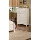 preview thumbnail 7 of 12, Contemporary Style,Chest of Drawers Plywood Pine Veneer for Bedroom,Furniture 5 drawers Tall chest White