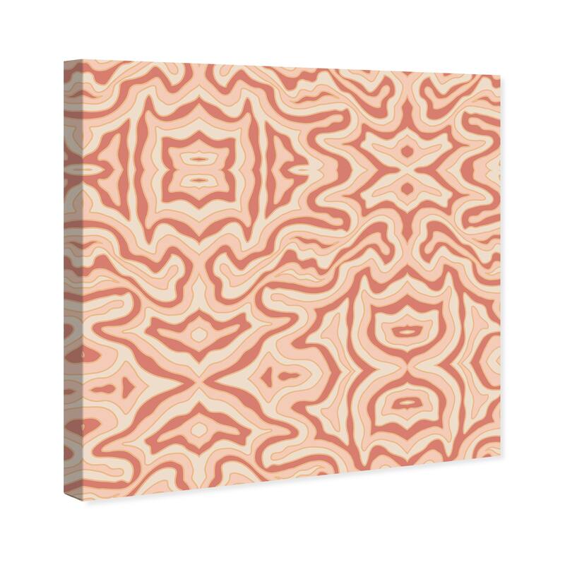 Wynwood Studio Canvas Abstract Blush Vision Pink and Light Pink Modern & Contemporary Wall Art Canvas Print