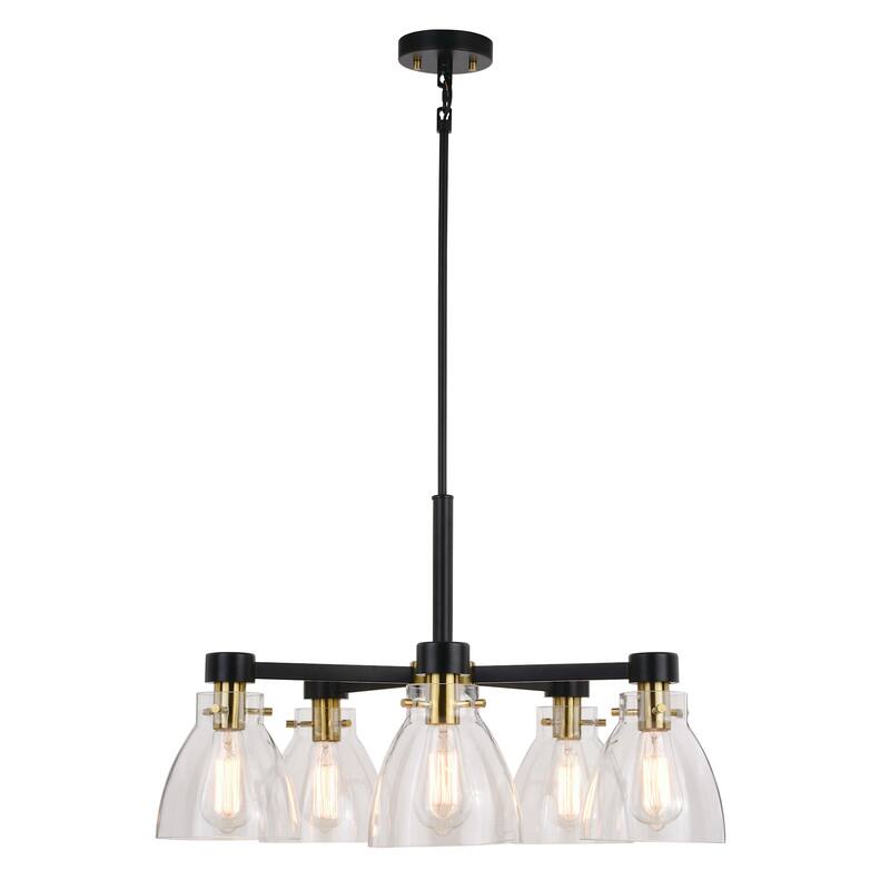 Vaxcel Lighting H0307 Elgin 5 Light 27" Wide Chandelier