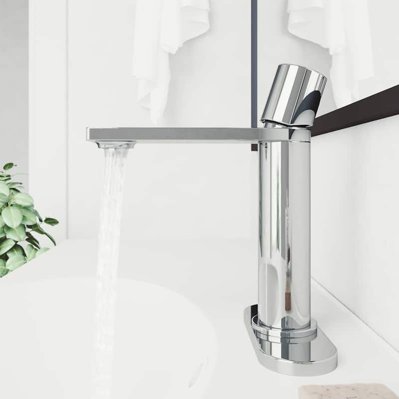 VIGO Halsey 8" H Single Handle Single Hole Bathroom Faucet