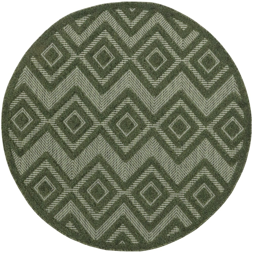 Nourison Versatile Indoor/Outdoor Geometric Flatweave Area Rug