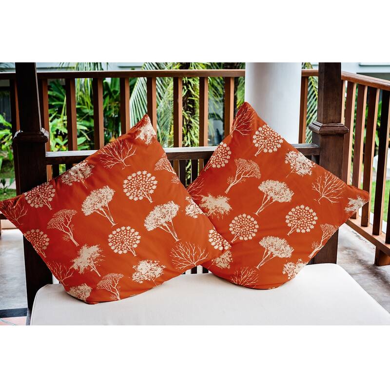 Field of Trees Fall Indoor/Outdoor Throw Pillow