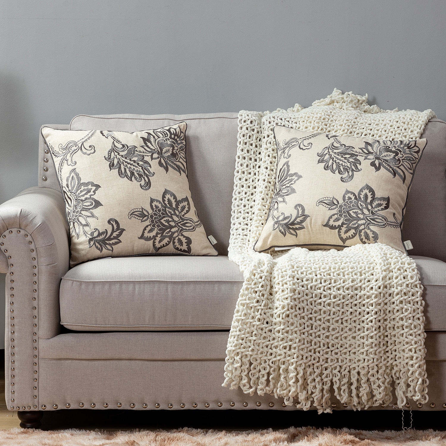 Country throw store pillow covers