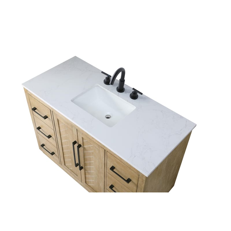 Elegant Lighting VF29048 Chase 48" Free Standing Single Basin Vanity
