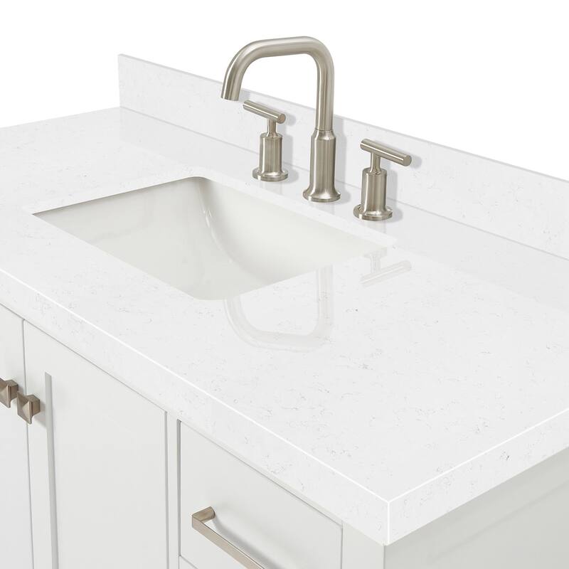 Ariel A048SCQRVO Cambridge 48" Free Standing Single Basin Vanity Set