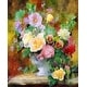 Fine Art Studio LLC Fresh Garden Flowers by R. Bolokofsky - Bed Bath ...