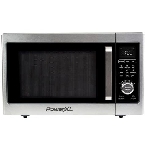 Microwave Air Fryer Plus, Stainless Steel / Black, 1cu. ft.
