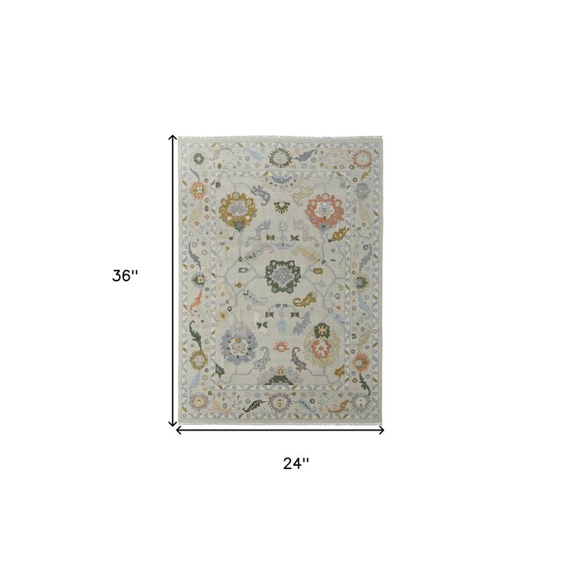 HomeRoots Floral Craftsman Rectangle Area Rug