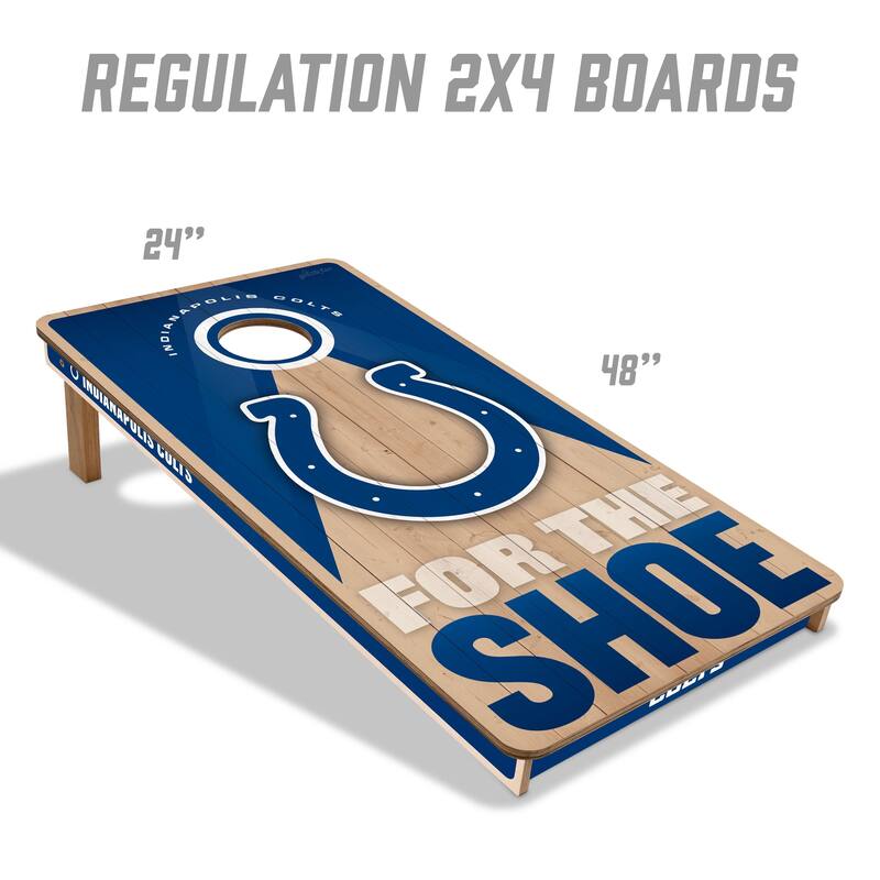 Indianapolis Colts NFL 2x4 Professional Cornhole Board Set