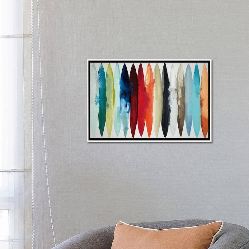 iCanvas "Even Flow" by Randy Hibberd Framed Canvas Print