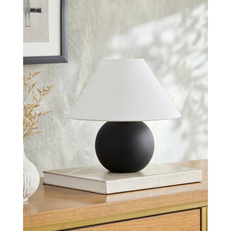 Livabliss Bajo Traditional Accent Table Lamp - Black