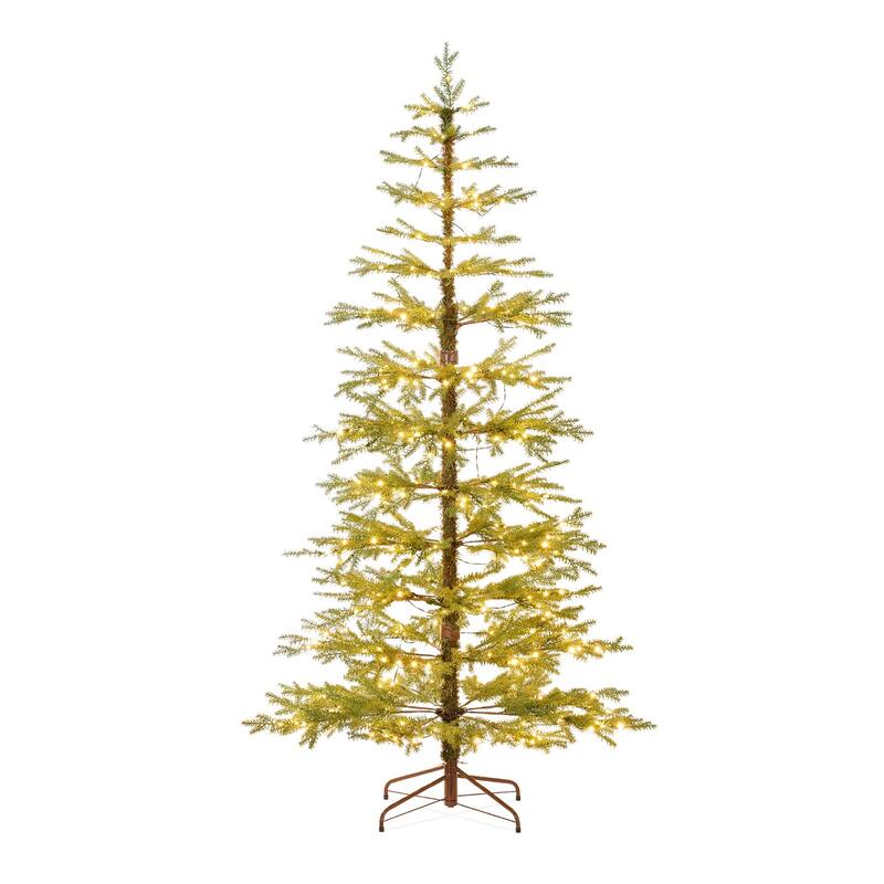 Pre-Lit Sparse Christmas Tree w/ 2-in-1 LED Lights