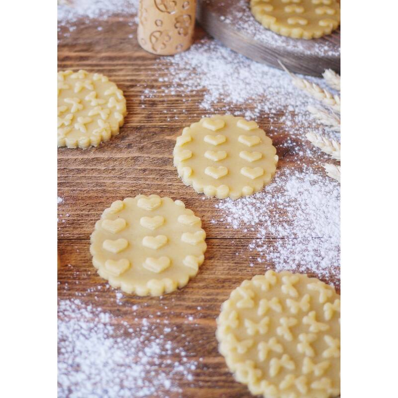 Mrs. Anderson's Baking Heart DesignRolling Pin