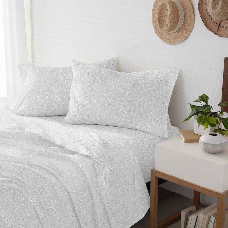 Southern Tide Cedar Island Grey Sheet Set