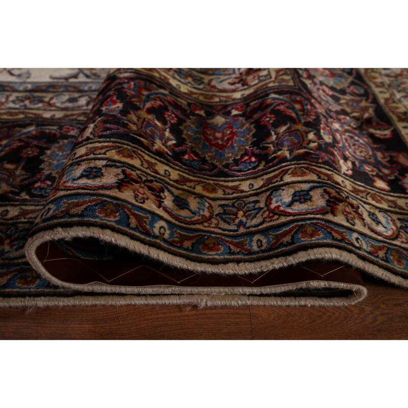 Vegetable Dye Kashmar Large Vintage Persian Rug Handmade Wool Carpet - 11'3" x 16'3"