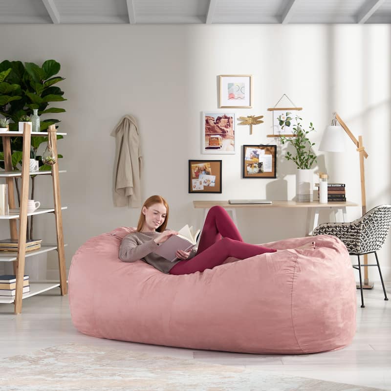 Larson 8-foot Lounge Beanbag Chair by Christopher Knight Home