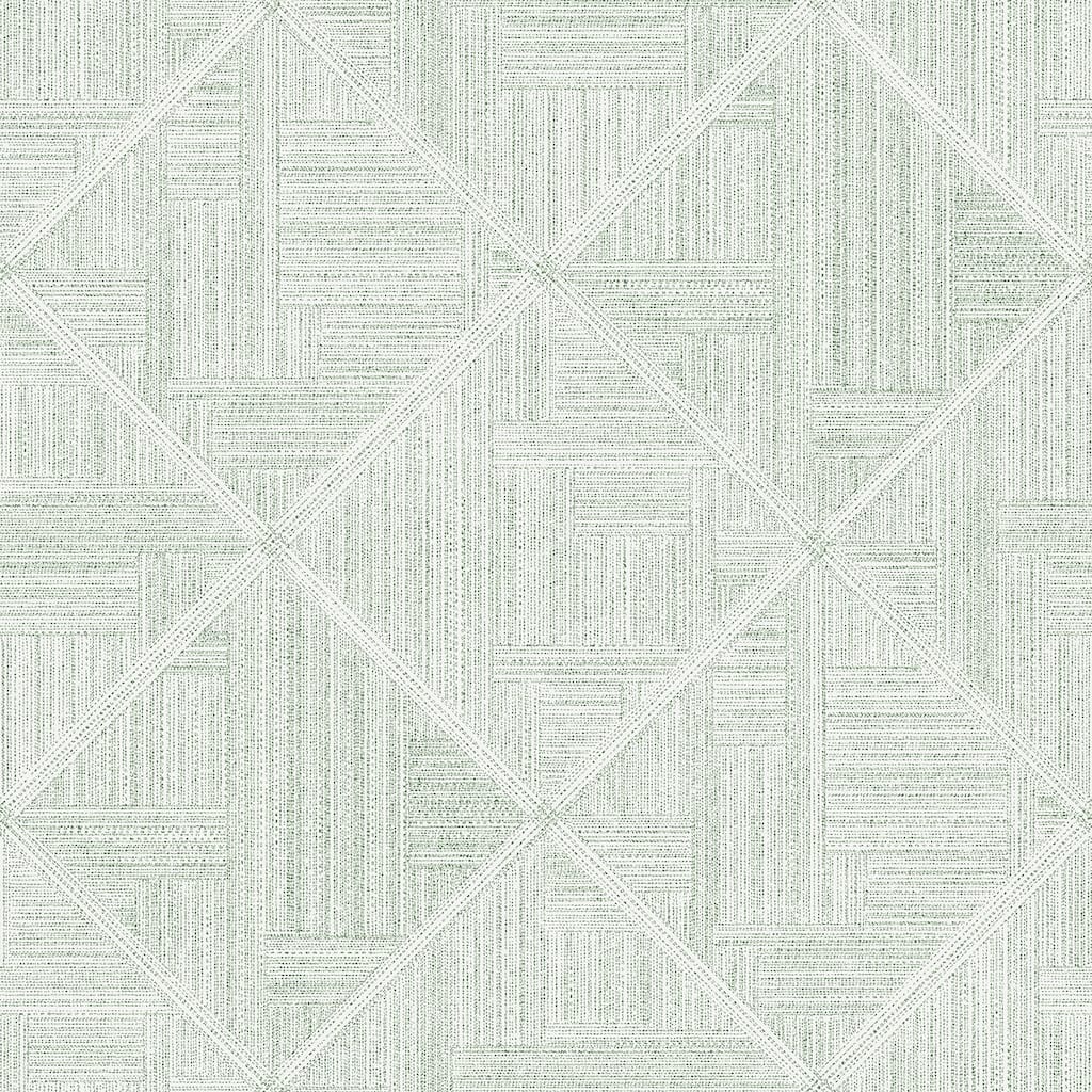 Scott Living Cade Green Geometric Wallpaper