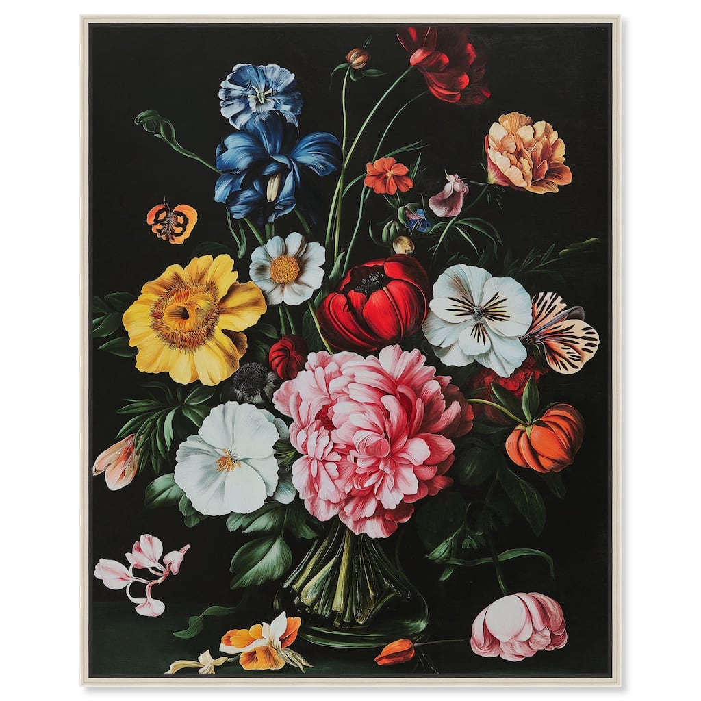 Violet Vignette I Canvas by Art Remedy