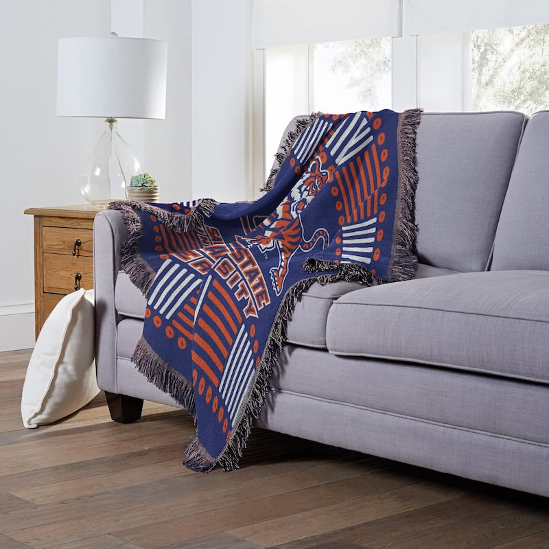 NCAA Homage Jacquard Throw Blanket