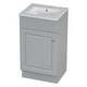 preview thumbnail 5 of 13, Christopher Knight Home - Ethan 18" Bathroom Wooden Vanity with Sink and Storage Cabinet