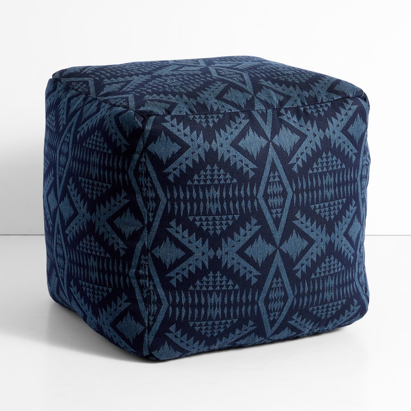 Sorra Home Sunbrella Pendleton Outdoor Bean Pouf