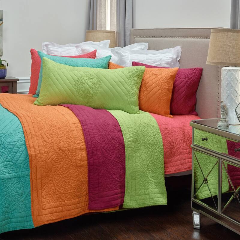 Solid Moroccan Fling Orange Sham by Rizzy Home