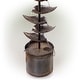 preview thumbnail 10 of 10, Alpine Corporation 70" Tall Indoor/Outdoor Metal Tiered Floor Water Fountain