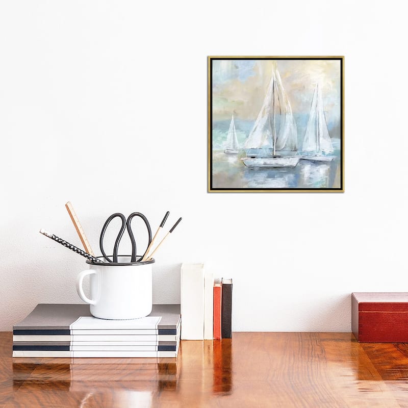 iCanvas "Sail Away" by Nan Framed Canvas Print