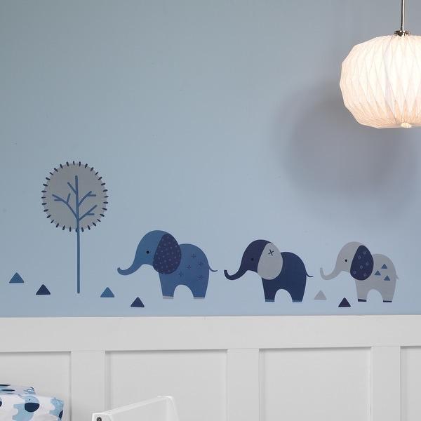 lambs and ivy indigo elephant