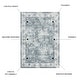 preview thumbnail 14 of 58, Washable Vintage Area Rug Modern Abstract Soft Rug