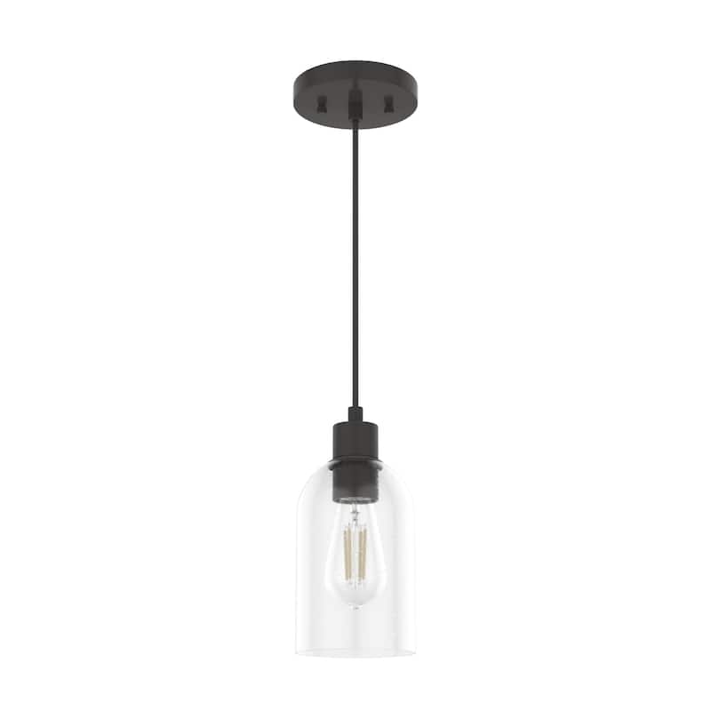 Hunter Lochemeade 1-Light Mini Pendant - Kitchen Island, Dining Room - Modern Farmhouse, Contemporary, Industrial
