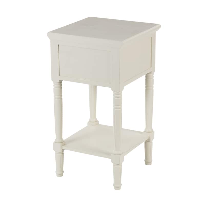 Marble Accent Table with Bronze Metal Legs - Brown - Roche River Decor