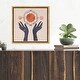 preview thumbnail 43 of 62, Alchemy, Boho Sun and Moons Modern Blue Canvas Wall Art Print for Bedroom