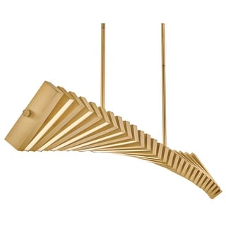 Fredrick Ramond FR42456 Stitch 59" Wide LED Abstract Chandelier with