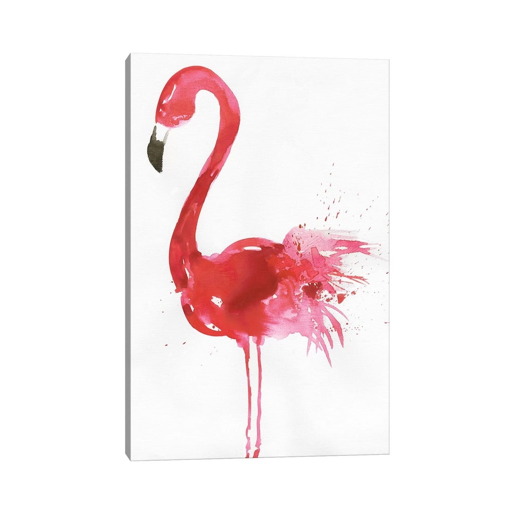 iCanvas "Flamingo Portrait I" by Aimee Wilson Canvas Print