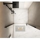 preview thumbnail 3 of 7, 28x72 Inch Half Frame Pivot Shower Door