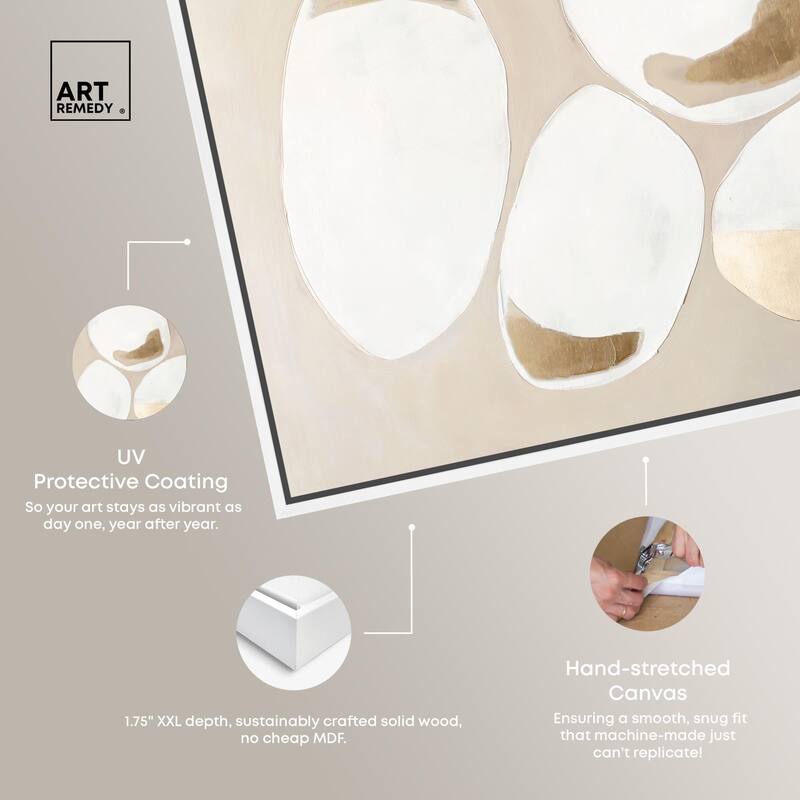 Gilded Cairn II Canvas by Art Remedy