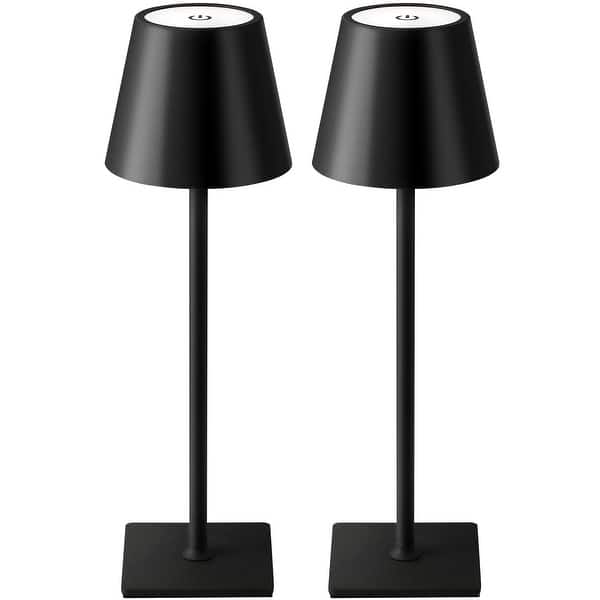 Black Cordless Table Lamp Portable LED Desk Lamp 5000mAh Battery Dumbbell-1pack Black Cordless Table Lamp Portable LED Desk Lamp 5000mAh Battery Dumbbell-1pack