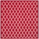 preview thumbnail 88 of 101, SAFAVIEH Handmade Chatham Carlota Modern Moroccan Wool Rug 7' Square - Red/Ivory - Square