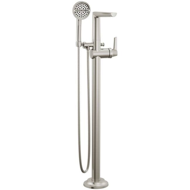 Delta Galeon Floor Mounted Freestanding Tub Filler with Built-In