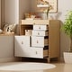preview thumbnail 15 of 33, Versatile Nursery Changing Station with Ample Storage - White Dresser