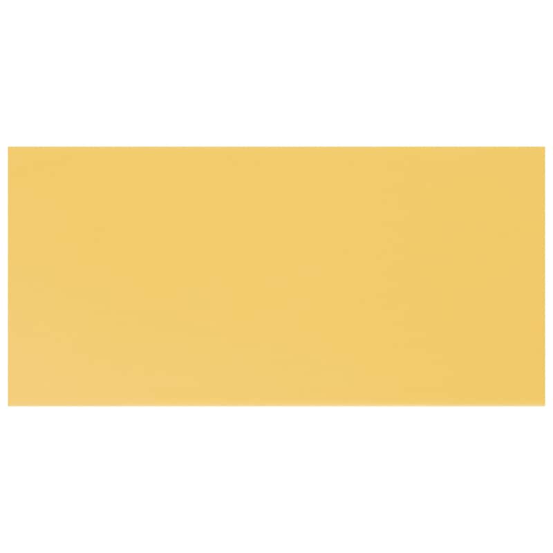 SomerTile Projectos Sunflower Yellow 3-7/8" x 7-3/4" Ceramic Floor and Wall Tile