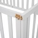preview thumbnail 5 of 7, Twin Floor Bed with Safety Guardrails and Door, Floor Bed for Kids, Wood Kids Floor Beds Frame - Gray