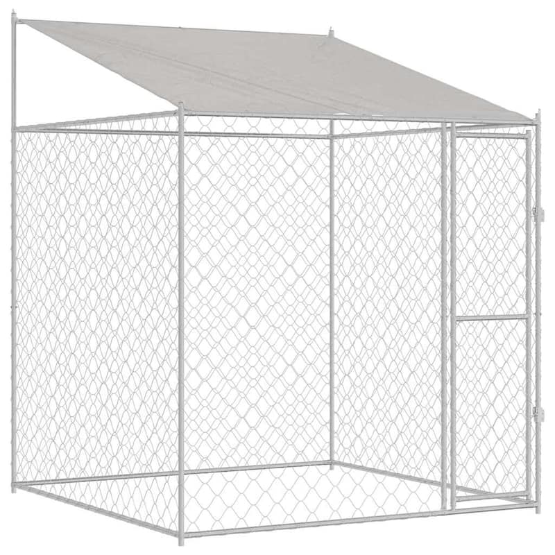 vidaXL Dog Cage 200 x 200 x 258 cm Steel and PE