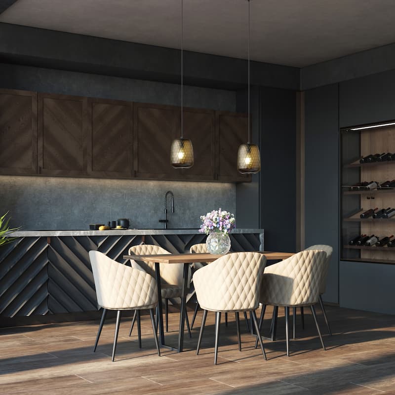 Beverly River of Goods Black Metal and Hand-Blown Glass Globe 7-Inch Pendant Light with Adjustable Hanging Cord - 7" x 7" x 64"