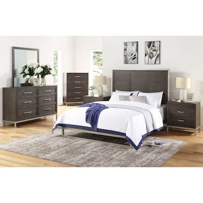 Steve Silver Bremond Walnut 6-Piece Bedroom Set