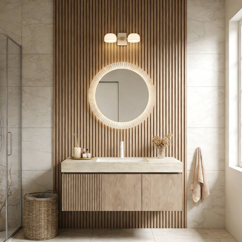 Mondern Floating Bathroom Vanity with 1 Pre-drilled Faucet Holes