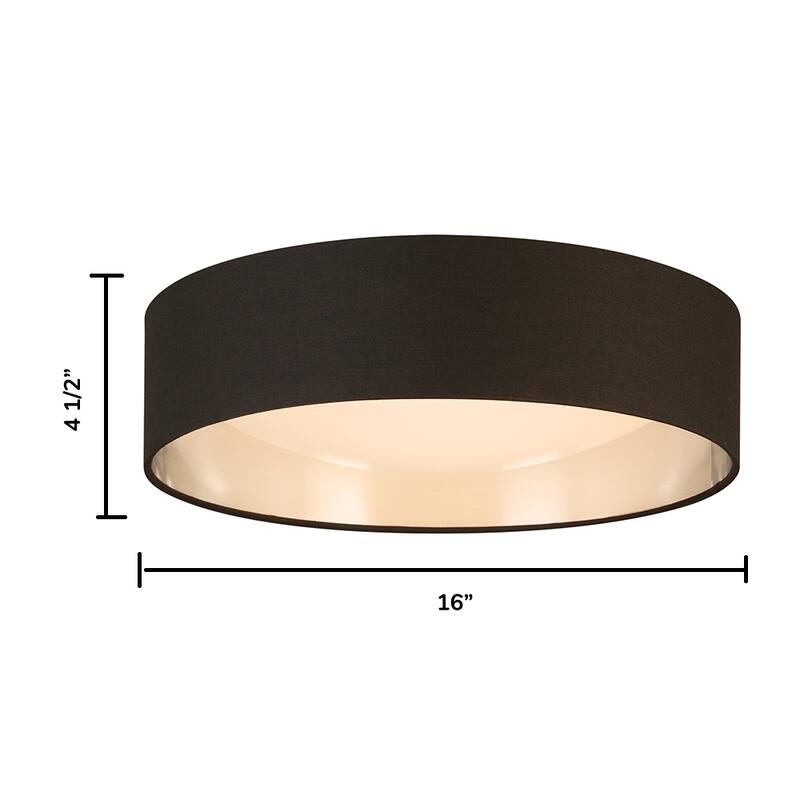 Eglo Orme LED Flush Mount Ceiling Light with Acrylic Diffuser
