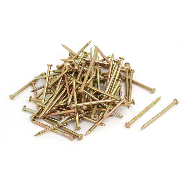 Fiber Concrete Cement Wall Steel Point Tip Wire Nails 70mm Length